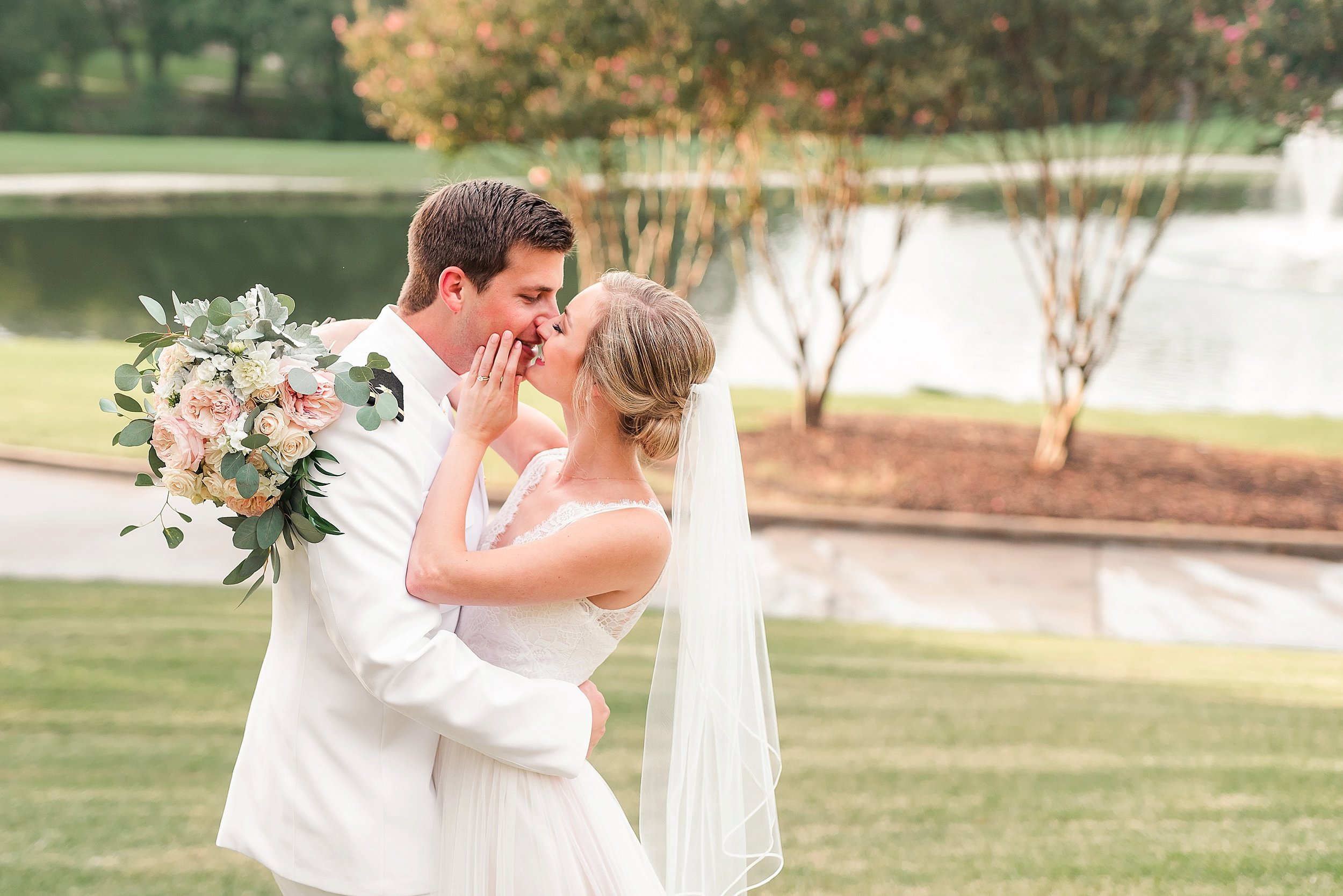 Christ United Methodist + Gleneages Country Club Blush Wedding | Blair + Kevin